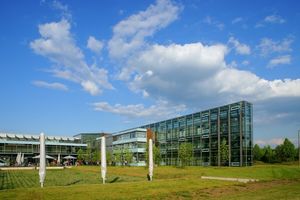 Das moderne Hochschulgebäude in Remagen