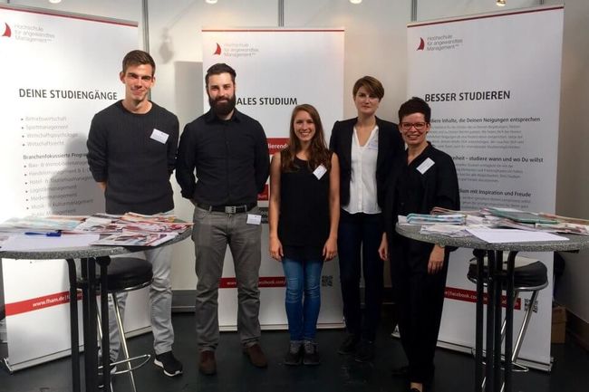 Erfolgreich studieren: Bei uns an der Hochschule für angewandtes Management.